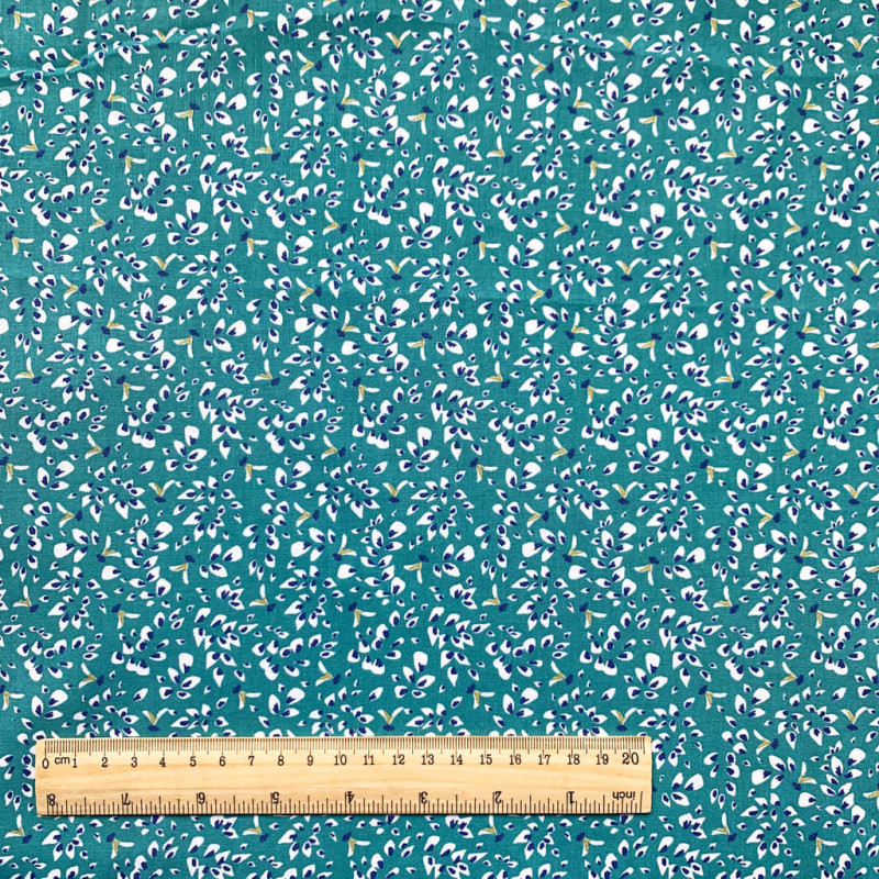 Printed Cotton BRIELLA Veronese / Cobalt